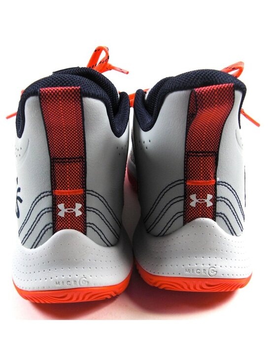 Under Armour Curry 3Z6 Grey/Solar Red Basketball Sneakers/Shoes Men\'s Sze 10.5